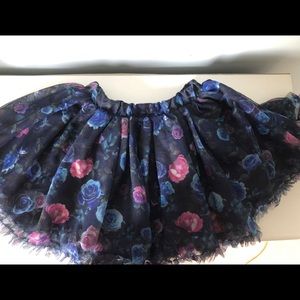 Girls H&M 4-5Y Adorable floral tutu skirt
